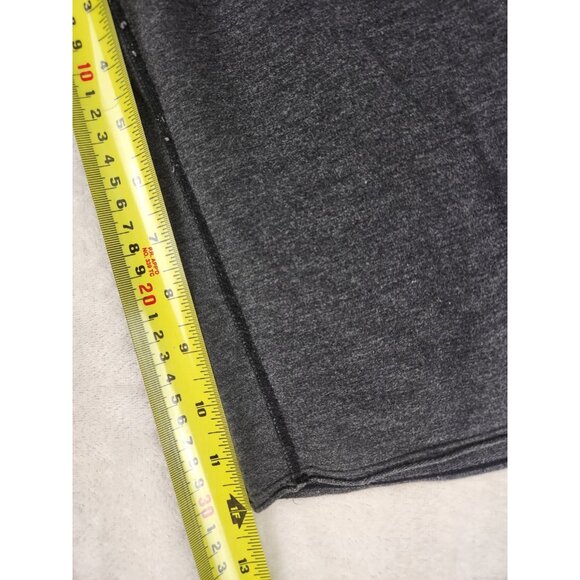 Lululemon Cropped Ruched Waist Band Grey Capri Leggings Women’s Sz 8 - Picture 9 of 10